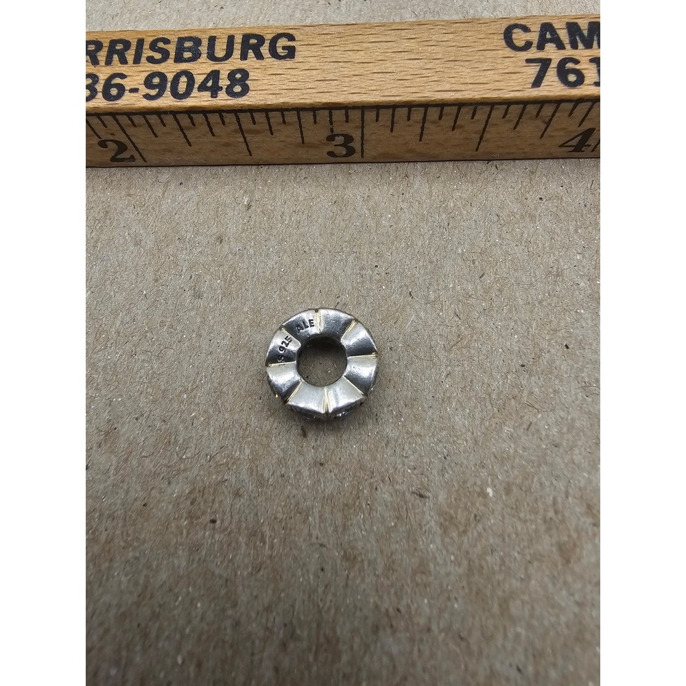 Pandora Sterling Silver Clear Cubic Zirconia Eternity Spacer Charm 791359CZ S925